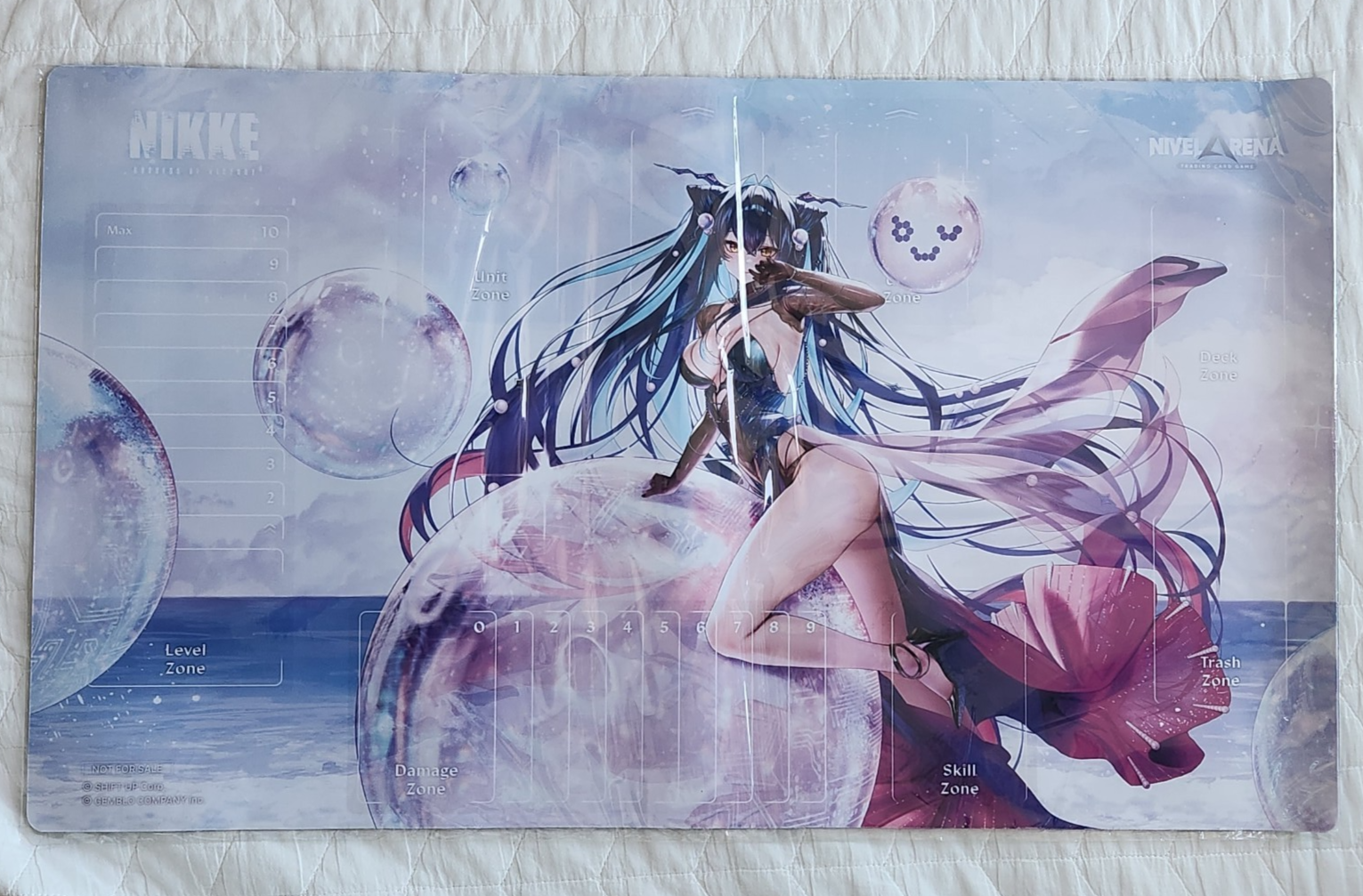 Little Mermaid Abyss flower Playmat Nivel Arena Nikke Korean Exclusive sealed